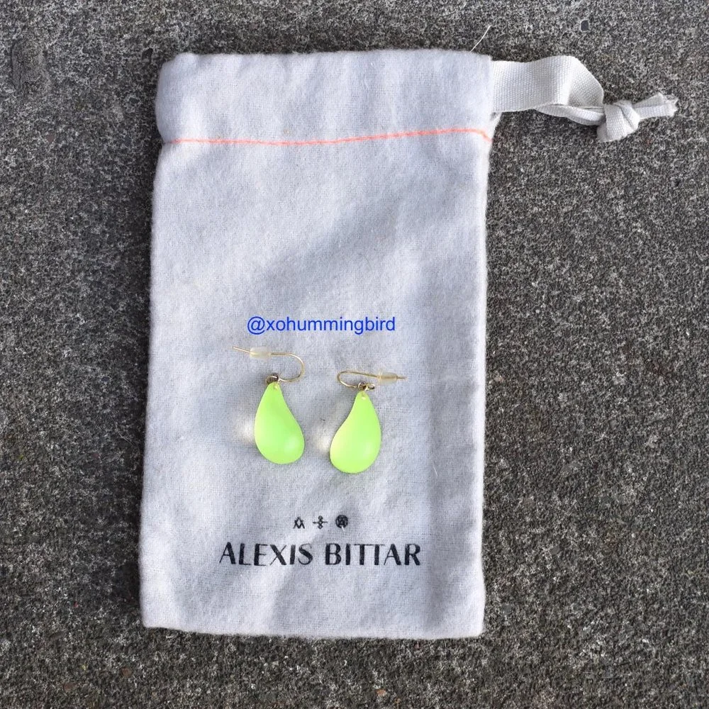 Alexis Bittar | Lucite Dewdrop Earring (Neon Yellow)